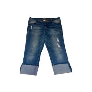 Justice Capris with Rips (16 1/2)